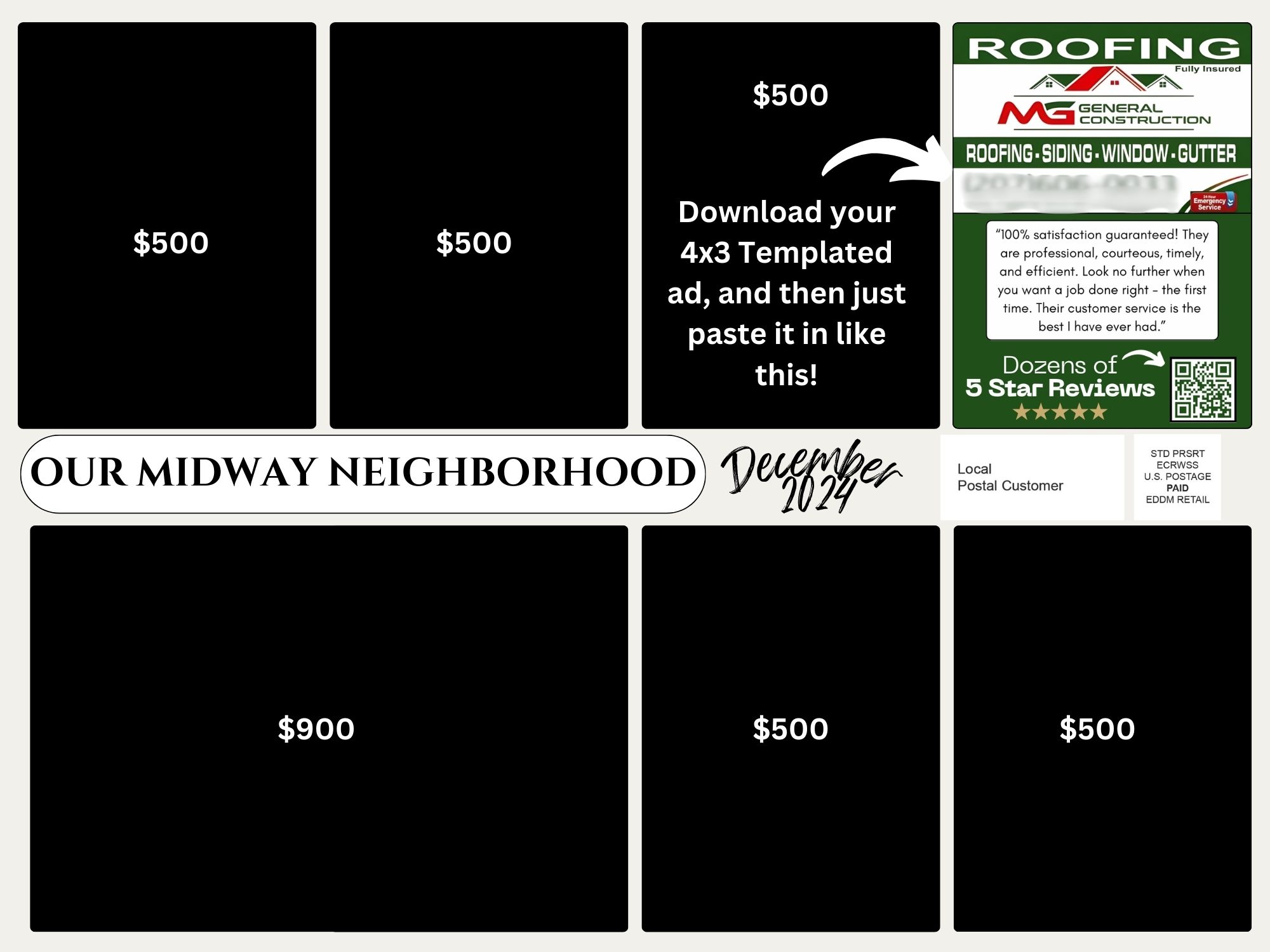 Postcard Front Template